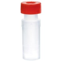 Thomson SINGLE StEP Standard Filter Vials, 0.2 µm, PVDF mit vorgeschlitzter Kappe, rote Kappe, 100er Pack