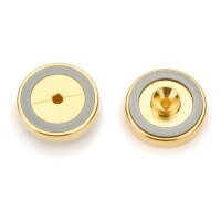 Guarnizioni per iniettore con doppio anello in Vespel, 1,2 mm, placcate in oro, per GC Thermo TRACE 1300/1310, 1600/1610 e PerkinElmer Clarus 590/690, 10 pz.