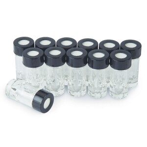 Vial Inserts, Glass, LV w/Polypropylene Bottom Spring, 100 uL, 100-pk.