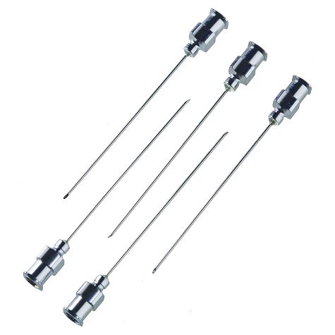 Restek 24763 SGE NLL-5/23 Syringe Needle (1-100 mL/23/50 mm/2pt), Luer Lock for Gas-Tight Syringes, 5-Pk.