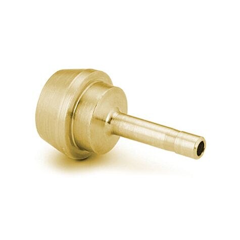 Swagelok Fitting, 1/8 to 1/4 Port Connector, Brass, 5-pk.